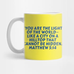 Bible Verse Matthew 5:14 Mug